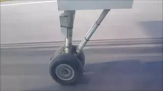 LOT Dash 8 Q400 taxi and takeoff from Gdansk with PTU!!