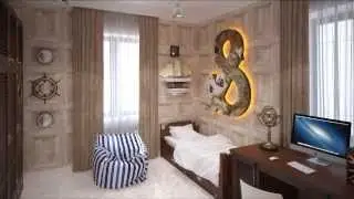 Дизайн детской комнаты для мальчика