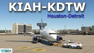 MSFS LIVE | PMDG 737 | Houston (KIAH) - Detroit (KDTW) | Vatsim | #msfs2020 #pmdg