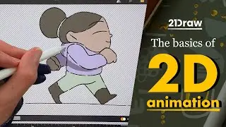 Learn the basics of 2D animation (exercises, design, walk cycle,...)