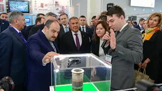 РУСТАМ МИННИХАНОВ. Президент РТ открыл Международную выставку металлообработки