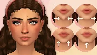TRYING OUT CREATE A SIM SLIDERS 😍 (asymmetry, pouty lips, cleft chin & more!)