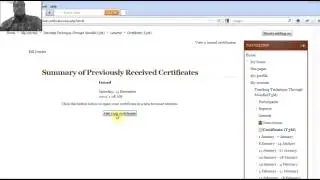Moodle Certificate Development Process