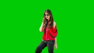 Beautiful Young Girl Green Screen Effects