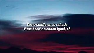 Bad Bunny - Haciendo Que Me Amas (Letra/Lyrics)