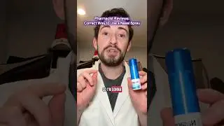 HOW TO USE A NASAL SPRAY THE CORRECT WAY! Pharmacist Reviews 