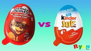 Kinder Joy Eggs Toys vs Humpty Dumpty Eggs Toys Opening