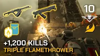 Helldivers 2 - TRIPLE FLAMETHROWER Loadout - Solo Superhelldive - Full Clear