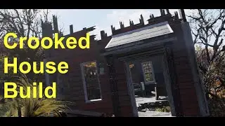 Fallout 76 - Impossible!? Crooked Ruined Pre-war House Build | Immersive CAMP