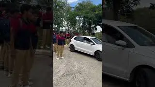 School boys came for exhaust note