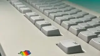 Apple extended keyboard II M3501 Alps SKCM dampened cream sliders swapped sound test.