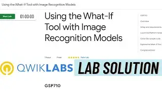 Using The What If Tool With Image Recognition Models Lab Solution | Qwiklabs [GSP710] | Lab Solution