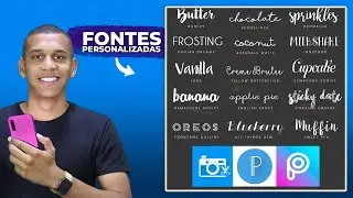 Instalar fontes personalizadas no PicsArt, PixelLab e Editor de Foto
