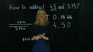 Subtraction of Decimals