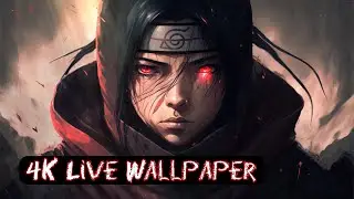 4K 60FPS Live Wallpaper | Itachi Focused