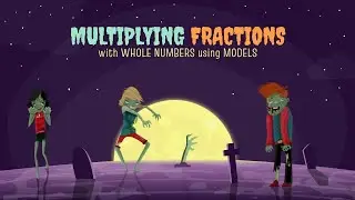 MULTIPLYING FRACTIONS using MODELS  |  TEKS 5.3I  |  Our Zombie Friends
