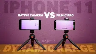 iPhone 11 Native Camera vs FiLMiC Pro Log | DYNAMIC RANGE
