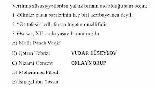 İsmayıl ibn Yəssar sualının izahı.