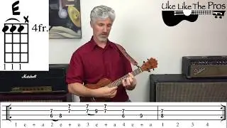 Dont Let Me Down Beatles Ukulele Tutorial (TAB)