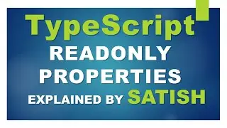 learn TypeScript | Read-only Class properties | Interface members   