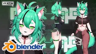 3D VTuber Avatar Rigging & Testing - Blender   ft. @livenewsopenai