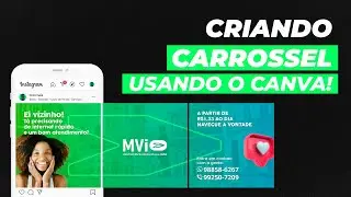Post Carrossel para instagram - USANDO O CANVA