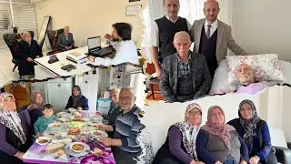 Annemi diyetisyene getiriyorum hasta ziyareti Anne ve babamın ümre arkadaşınlarını ziyaret ettik