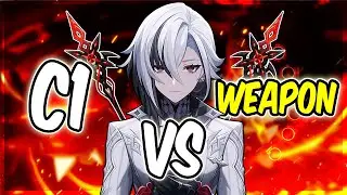 Arlecchino C1 or Signature Weapon [Crimson Moon's Semblance] Genshin Impact