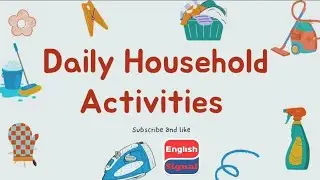 Household Chores Vocabulary | #dictionary #householdchores #englishvocabulary
