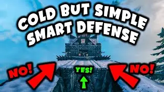 Cold but Simple, Smart Defense | Castle | Valheim
