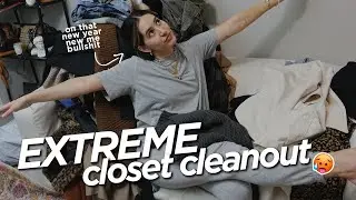 HUGE closet cleanout! (i bet you've never seen a room so messy)