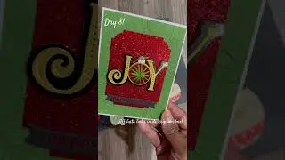 Spellbinders 12 Days of Stitchmas, Day 8: Joy Card! Tutorial Links in Description box! 