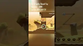 Hoimin_SMM (Shirayuki) | [2-1] Spiky Desert #smm2 #supermariomaker2