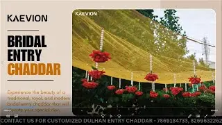 Dulhan Entry #Canopychaddar #flowers #bridal #entrystyle Chaddar Yellow #2025 #wedding