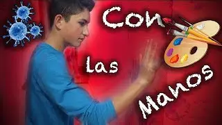 DECORAMOS LA PARED CON HUELLAS DE MANO | Vlog #120