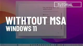 Set up Windows 11 without a Microsoft Account using a local account (2024)