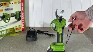 Акумуляторний секатор ProCraft ES30Li огляд