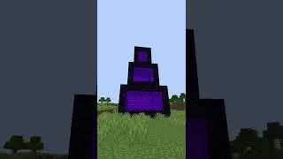 Portal house in Minecraft