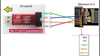 Flash the BDsensor(V1.3)  firmware
