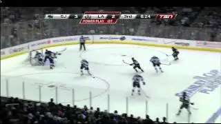 Trevor Lewis First Career Playoff Goal (4/25/11) [HD]