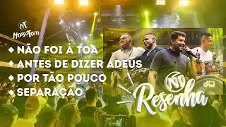RESENHA DO NOSSO TOM ( NÃO FOI À TOA / ANTES DE DIZER ADEUS / POR TÃO POUCO / SEPARAÇÃO )