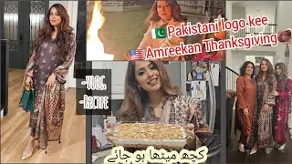 Thanksgiving Dawat|VLOG/Recipe|glowbysana|