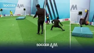 Joleon Lescott stars in hilarious Manchester derby drill 🤣 | Feat top-bins, slips & bicycle-kicks!