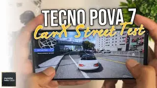 Tecno Pova 7 Mediatek Helio G100 Ultimate CarX Street Gaming Test