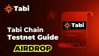 Tabi Testnet Airdrop Guide || How To Complete Tabi Chain Testnet 