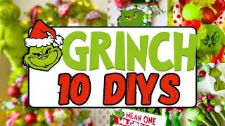 Jaw-Dropping Grinch Christmas DIYs Revealed! Christmas in July 🎄