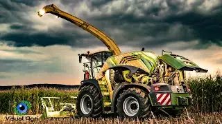 BIG X 580 Krone à l'ensilage de Maïs 🟢🟡 Une petite dans la cour des grands