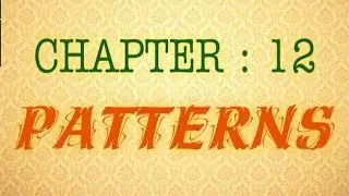 Patterns - Class 5 Mathematics.
