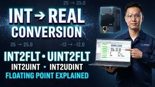 FX5U PLC | INT to REAL Conversion