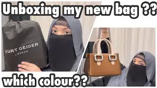Unboxing new kurt geiger medium kensington👜😍 #bagsguide Unboxing/first impressions/what fits in?